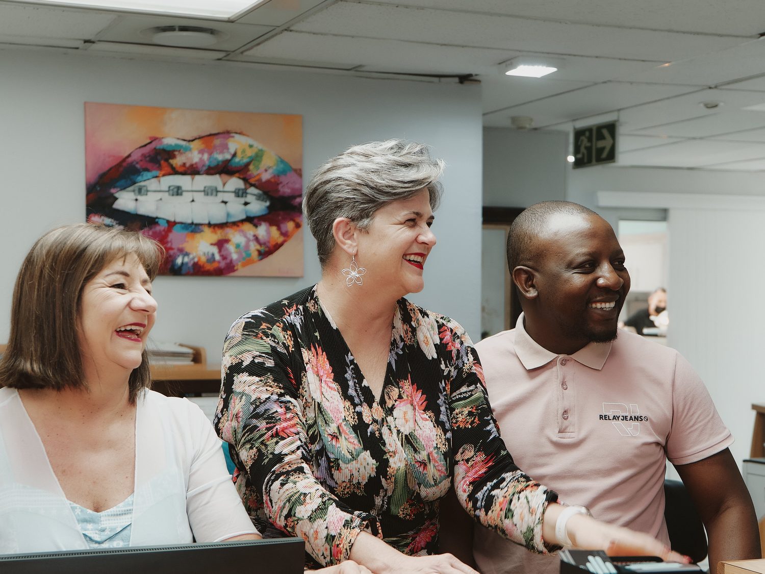 The friendly Hatfield Dental Studio team at reception
